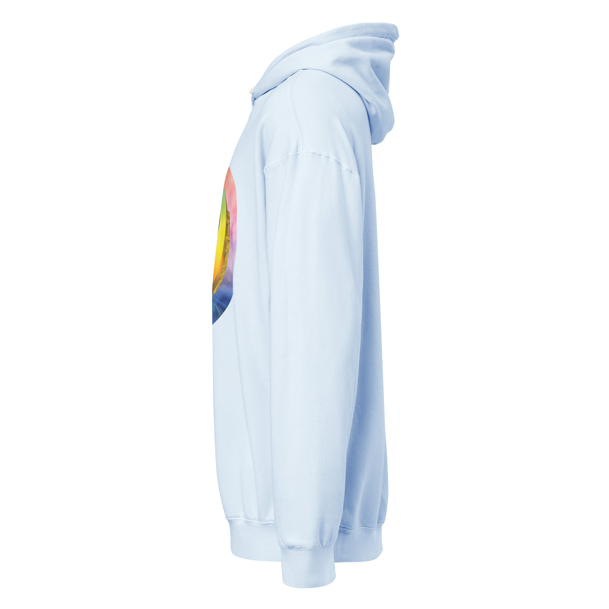 Unisex garment-dyed lightweight hoodie - Image 7